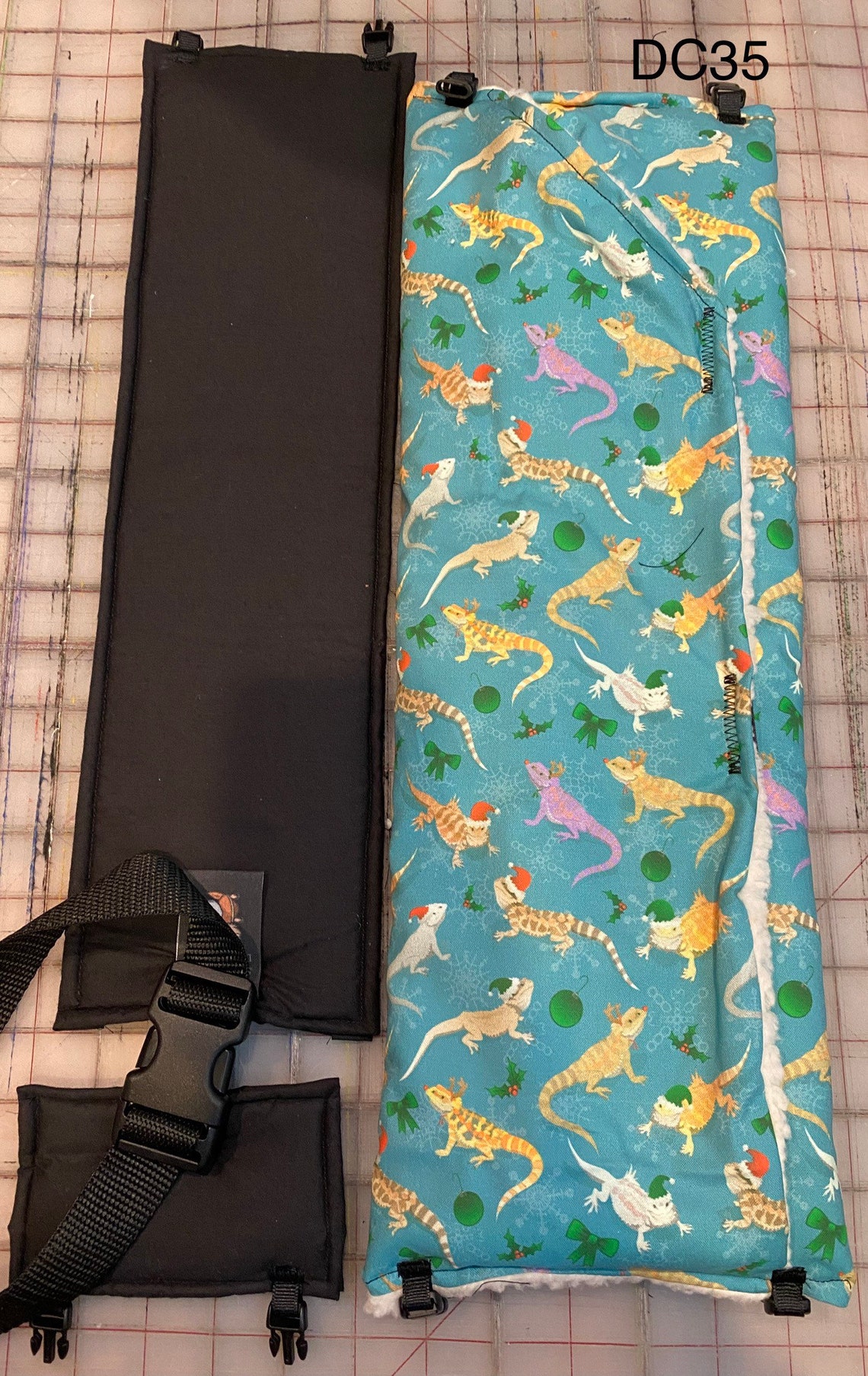 DC35 Ready To Ship Bearded Dragon Carrier With Black Strap Etsy