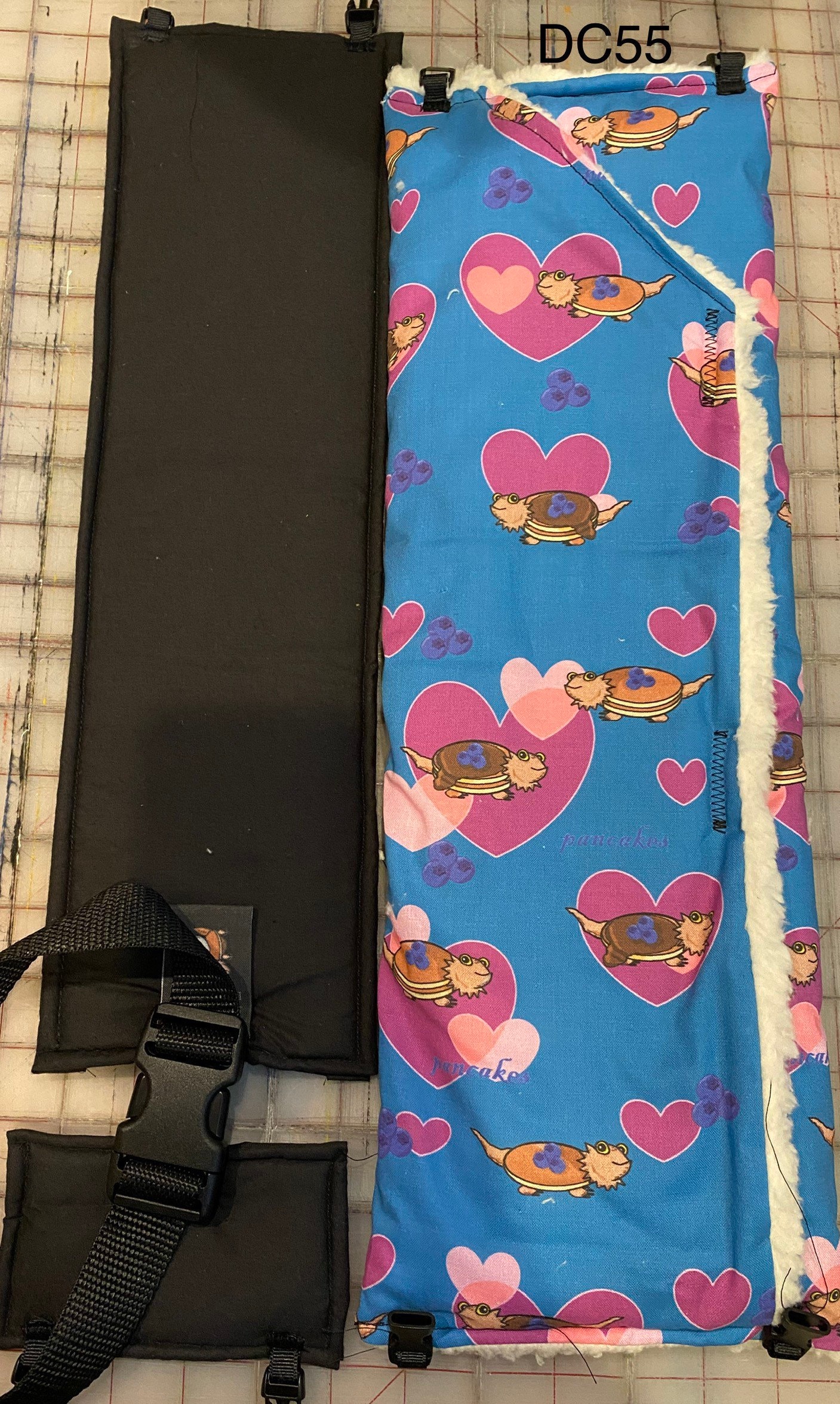 DC55 Ready To Ship Bearded Dragon Carrier With Black Strap Etsy