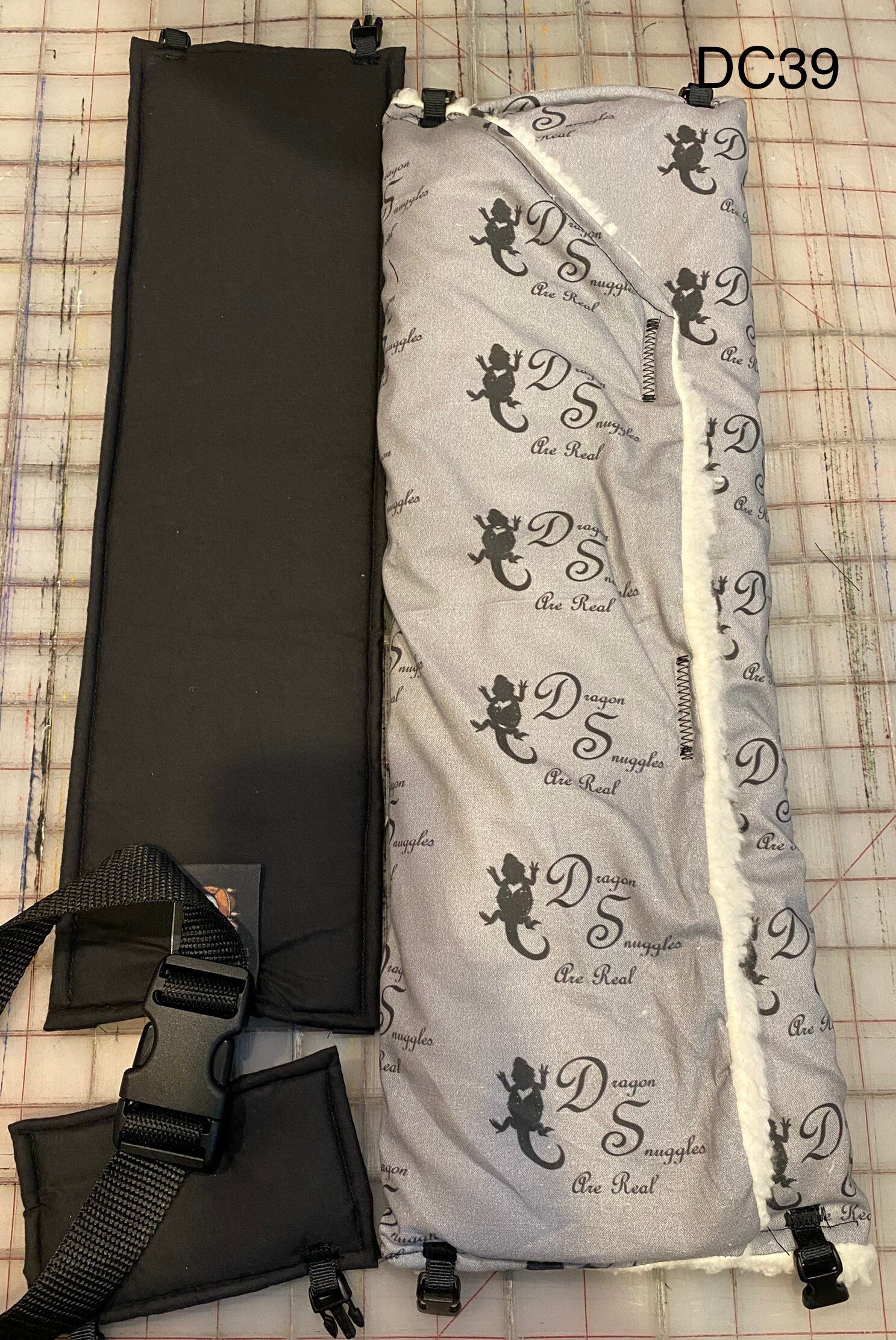 DC39 Ready To Ship Bearded Dragon Carrier With Black Strap Etsy