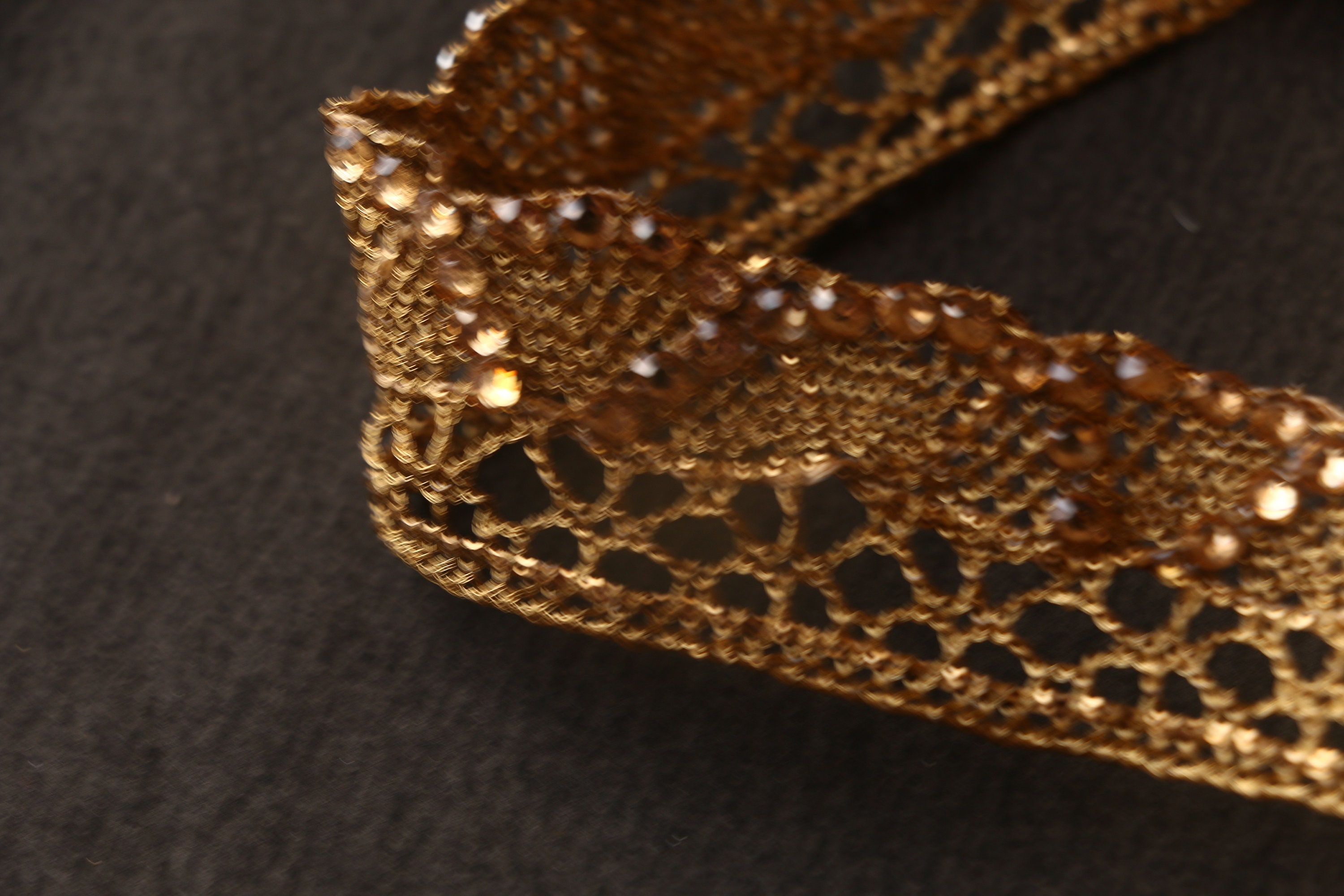 Trims and Laces Golden Trim Lace Indian Laces Sari Lace Etsy