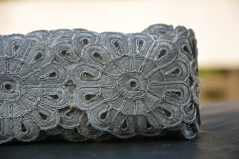 Dabka trim Craft Christmas Sale Silver Trim Apparel Silky Lace Trim DIY Accessories Gota patti Trim Fabric Ribbon Sewing Fabric