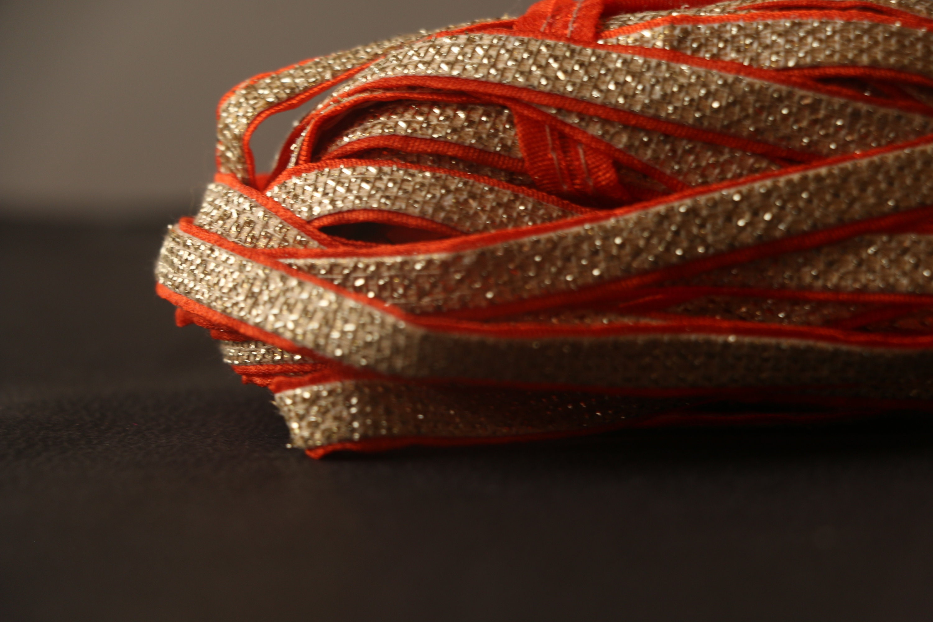 Indian Laces Wholesale Lace Orange and Golden Lace Sari Etsy