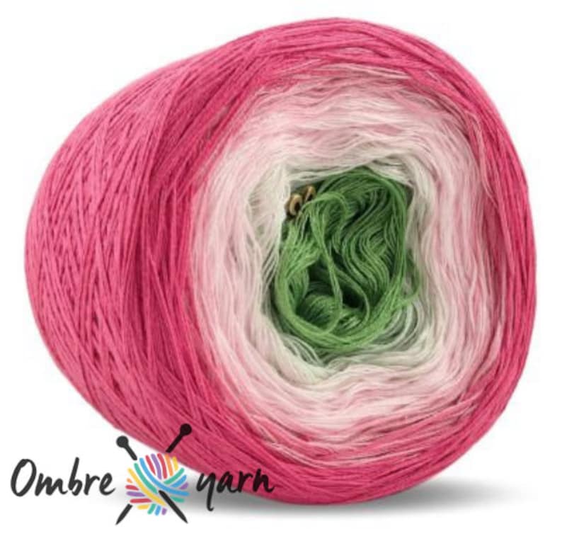 Acrylic Cotton Crochet Mandala yarn 39 Gradient Ombre yarn Gradient Cakes Yarn Knitting Colour Change