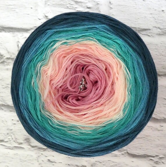 Gradient Cakes Yarn Mandala Yarn Ombre Yarn Cake Colour Etsy