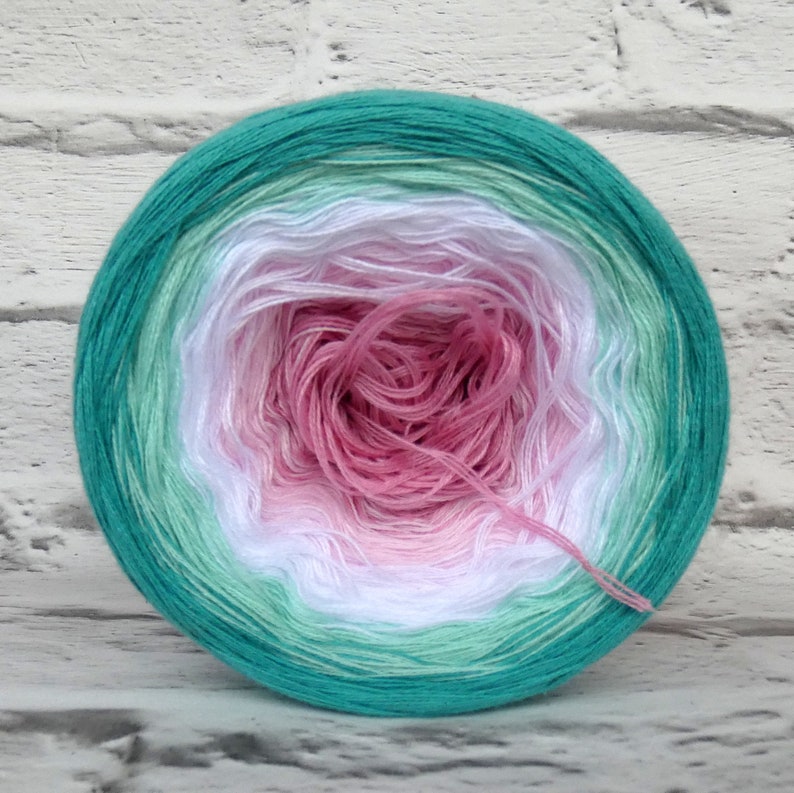 Yarn Mandala Diy Gradient cakes yarn Ombre yarn Mandala yarn Knitting | Etsy