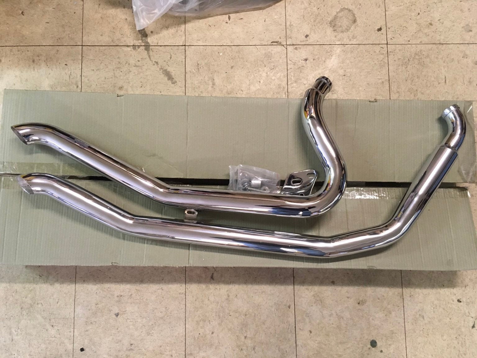 fishtail exhaust softail