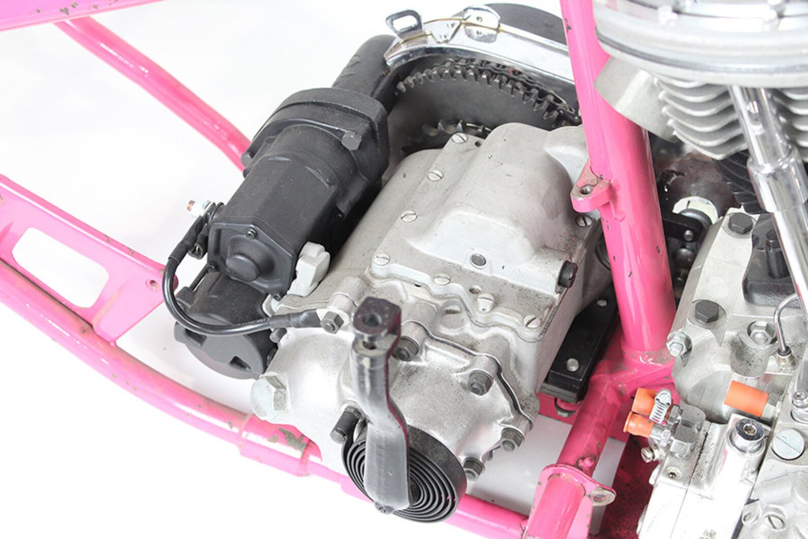 Harley davidson panhead 1955 1956 1957 York Electric Starter Etsy