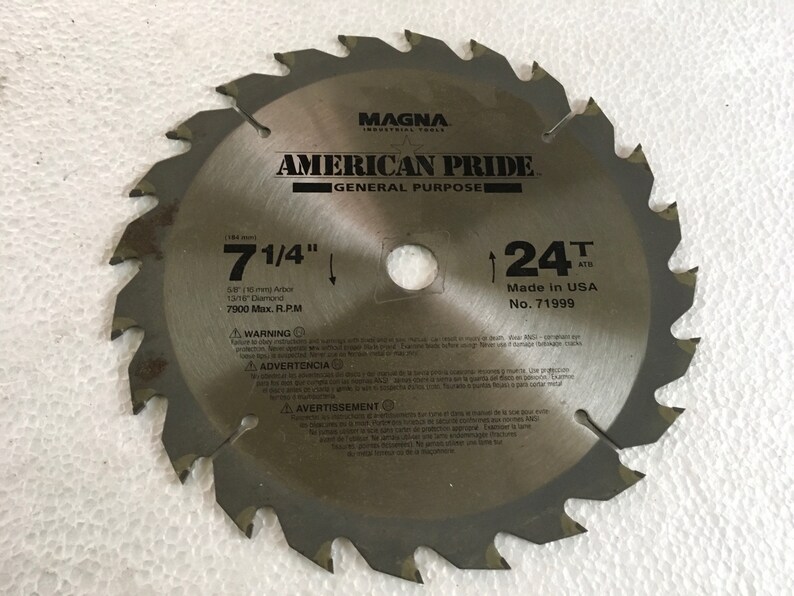 Magna 7 1 4 Inch 24 Tooth Circular Saw Blade