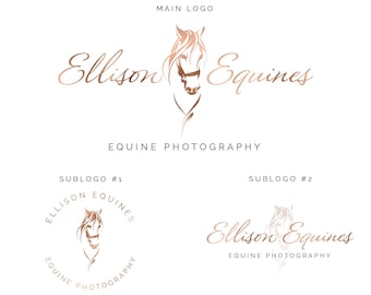 Premade Logo, Logo Design, Horse Logo, Steed Logo, Equine Logo, Mare Logo, Farm Logo, Stable Logo, Business Logo,Hobby Logo, Affordable Logo