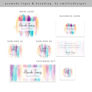 Vooraf gemaakt logo, schoonheidslogo, make-uplogo, aangepast logo, logo schoonheidsspecialist, cosmetisch logo, make-uplogo, logo-ontwerp, branding, Facebook,