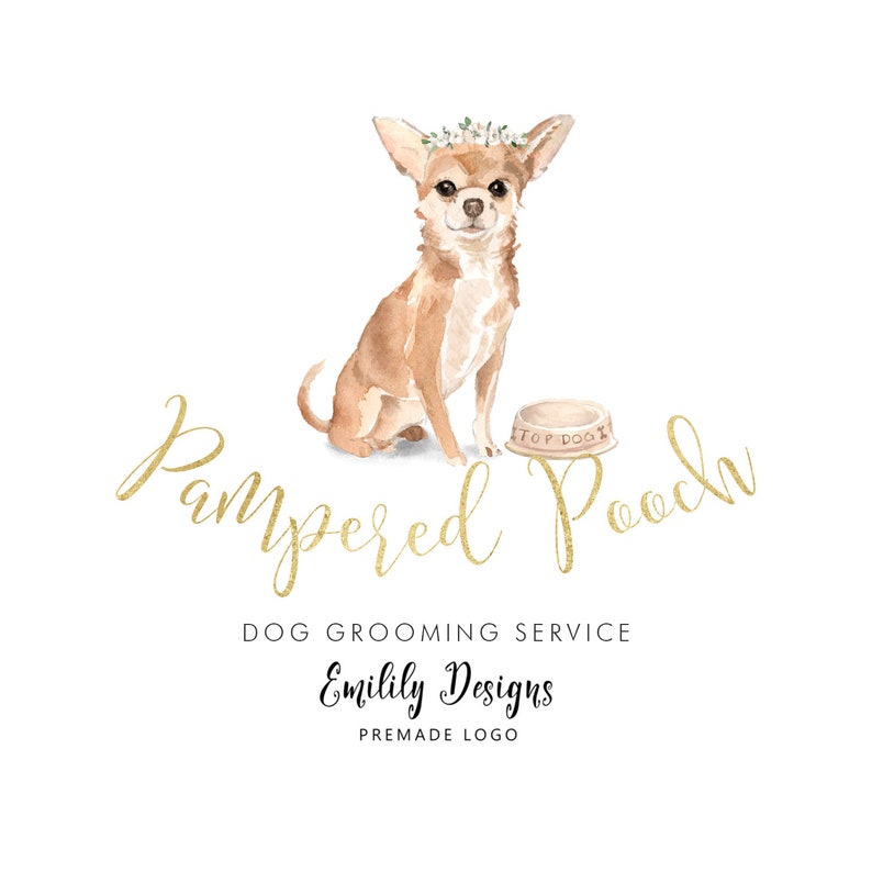 Pet Photography Logo Chihuahua Logo Dog Logo Pet Logo Etsy