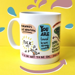 Self Care Mug Inspirational Coaster Motivational Quotes Best Friend Gift Christmas Gift Mug For Boyfriend Girlfriend image 7