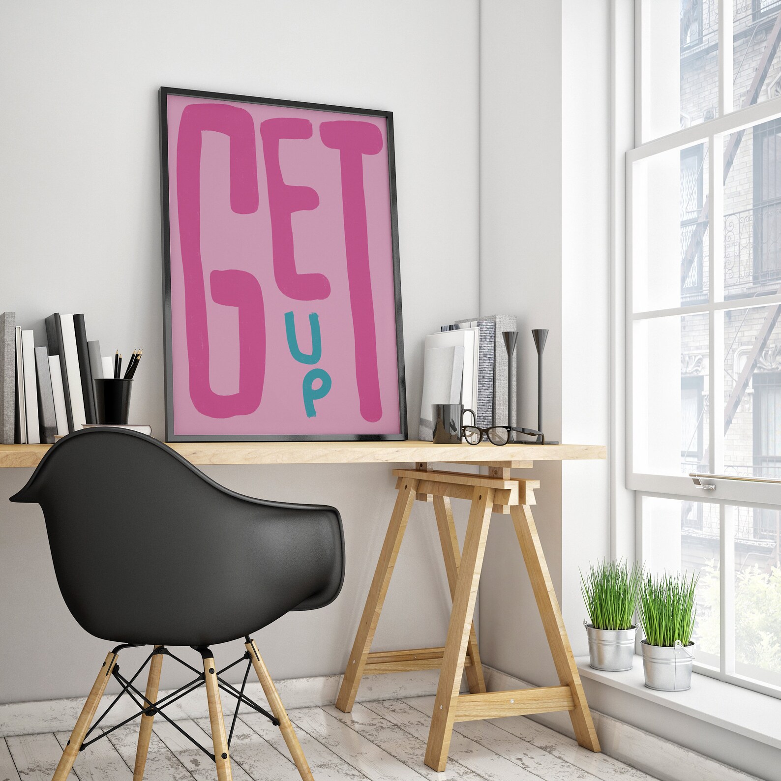 Get up Print Get up Poster Motivational Quote Print - Etsy