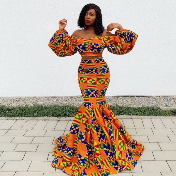 African Kente Dresses Women – Etsy