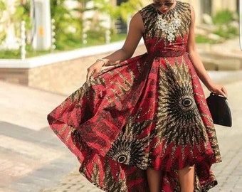 African fashion dress,ankara fashion,ankara style,African print dress,ankara dress,women fashion, women style, black friday deals,flare gown