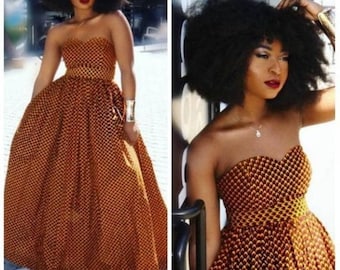 African maxi dress , African top and skirt , African gowns , African women clothing , African long dresses , African maxi plus dress , size