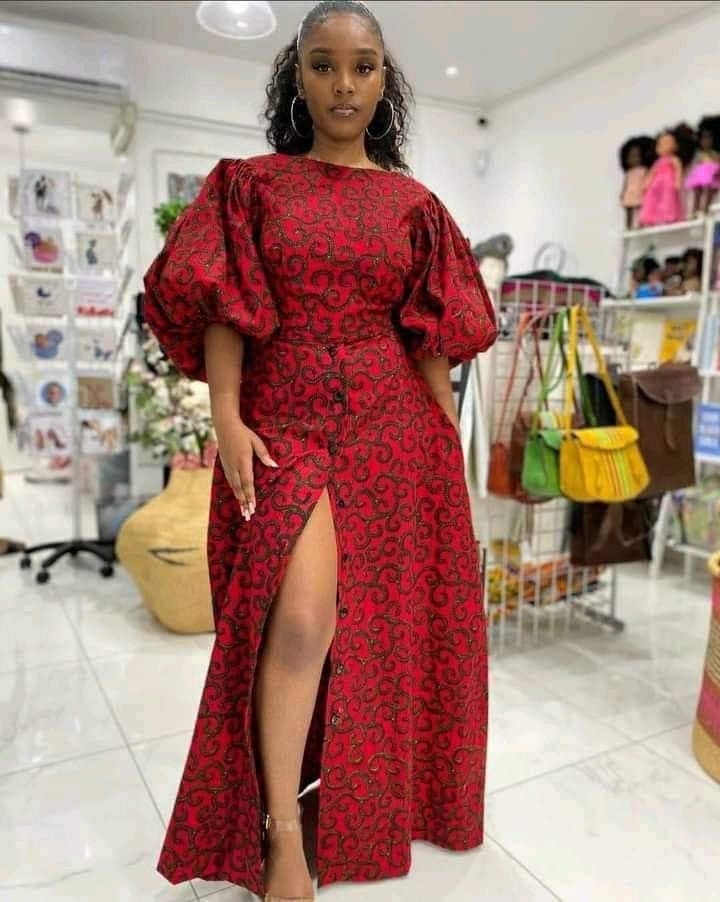 dress ghana funeral fashion NewIn Still On The Chic Funeral Looks. A Classy Full Gathered Dress For The True Lady. - Ready Stock In Size 10 to 16 Price: 659 Ghc Free Delivery Within Mainland Accra/Tema