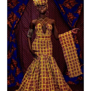 African mermaid dress, African Christmas dress, African new eve dress, African women clothing , African mermaid dress, African wedding dress