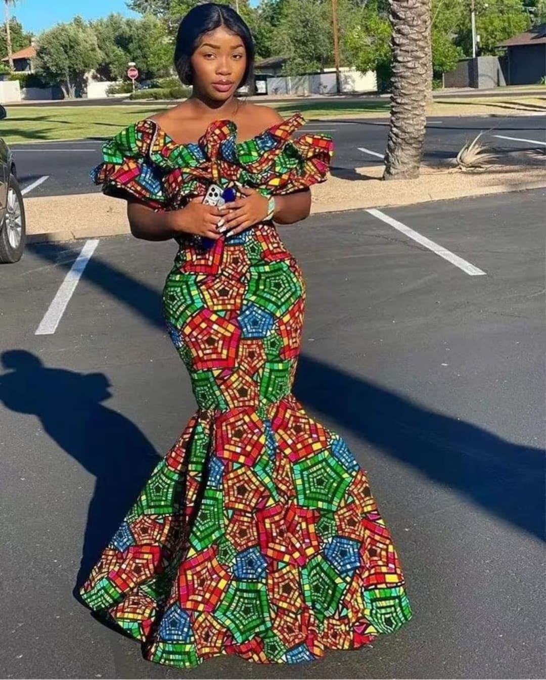 African Prom Dress , African Wedding Dress, African Traditional Outfit ...
