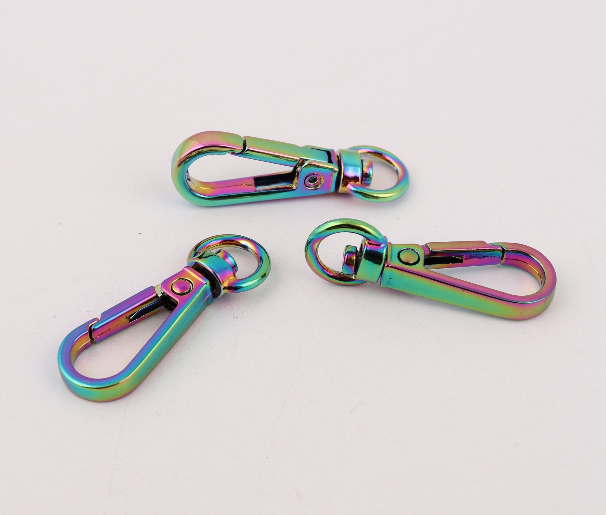0.359mm inner Metal rainbow trigger clip swivel snap Etsy