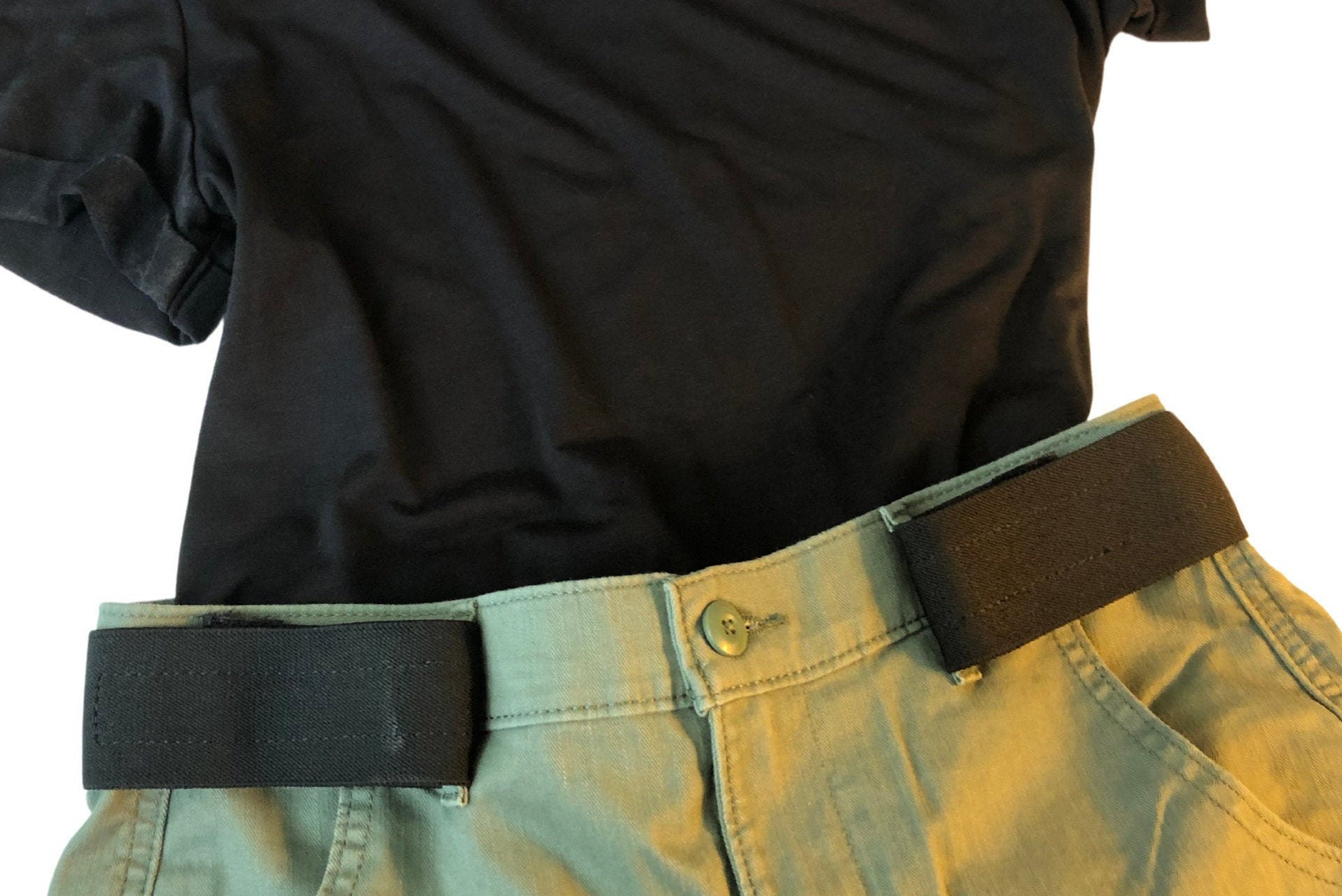 Wide Buckleless Belt for Men and Women Etsy