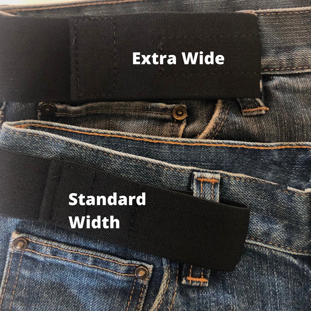 Wide Buckleless Belt for Men and Womenkeeps Pants Looking Etsy UK