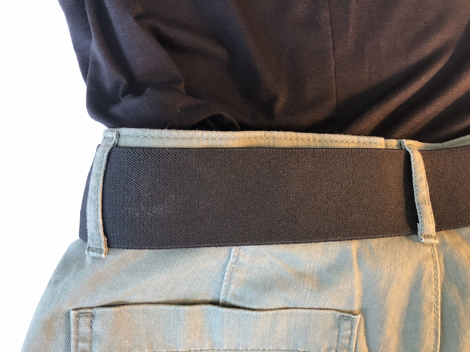 Wide Buckleless Belt for Men and Womenkeeps Pants Looking Great