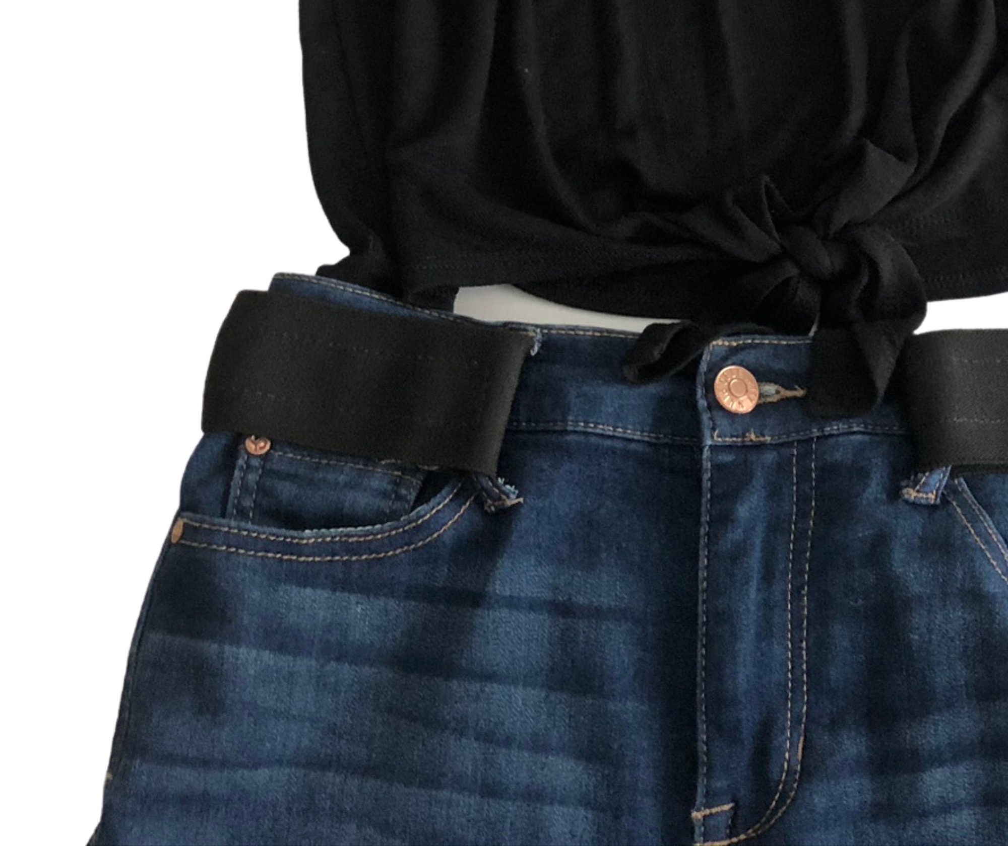 Wide Buckleless Belt for Men and Women Etsy