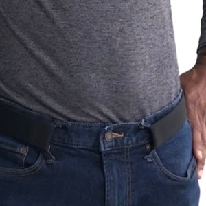 Men's Buckleless Belt, The No-Buckle Belt that's Metal-Free, Won't scratch or pinch-Great with Jeans image 4