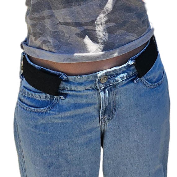 Buckleless Stretch Belt: Adjustable Comfort for Baggy Jeans  display picture 1
