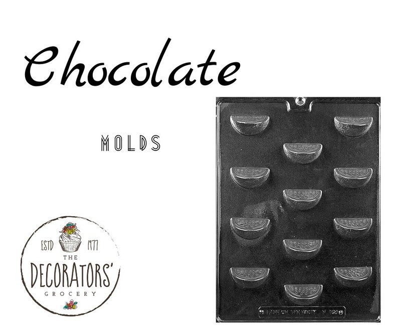 Soap Mold Lemon-Lime-Orange Citrus Fruit Chocolate Mold
