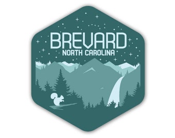 Brevard NC Sticker