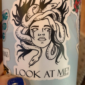 Look At  Me! Medusa Sticker - Vinyl