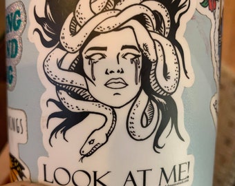 Look At  Me! Medusa Sticker - Vinyl