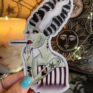 Bride of Frankenstein Vinyl Sticker
