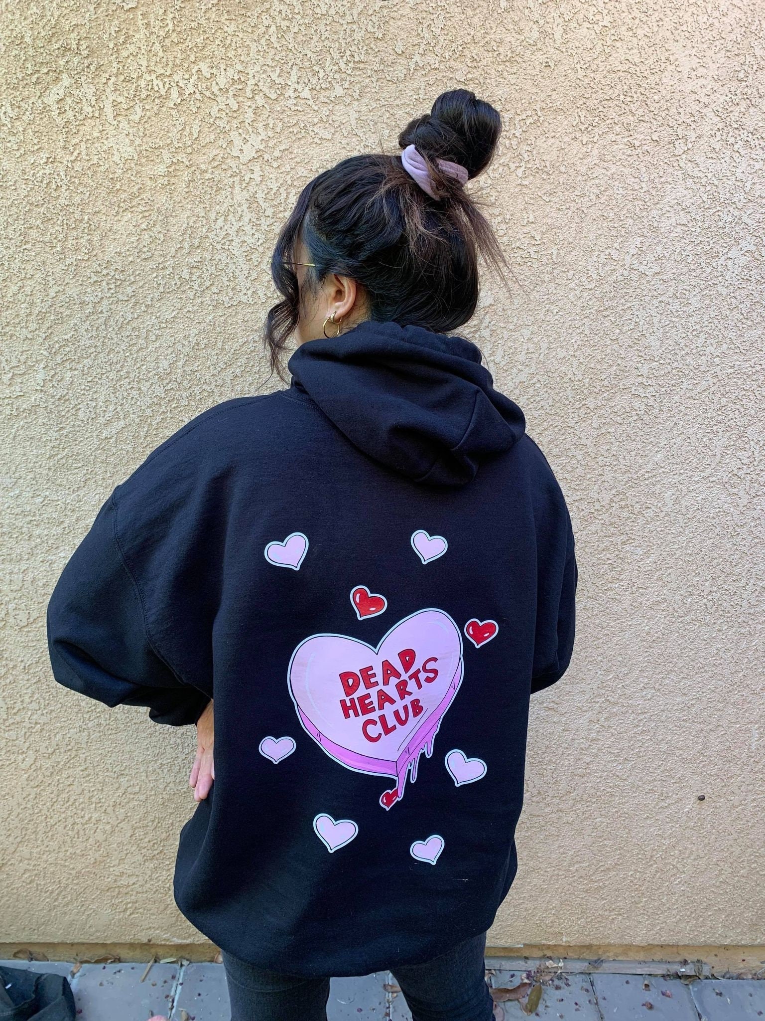 Broken Heart Hoodie Etsy UK