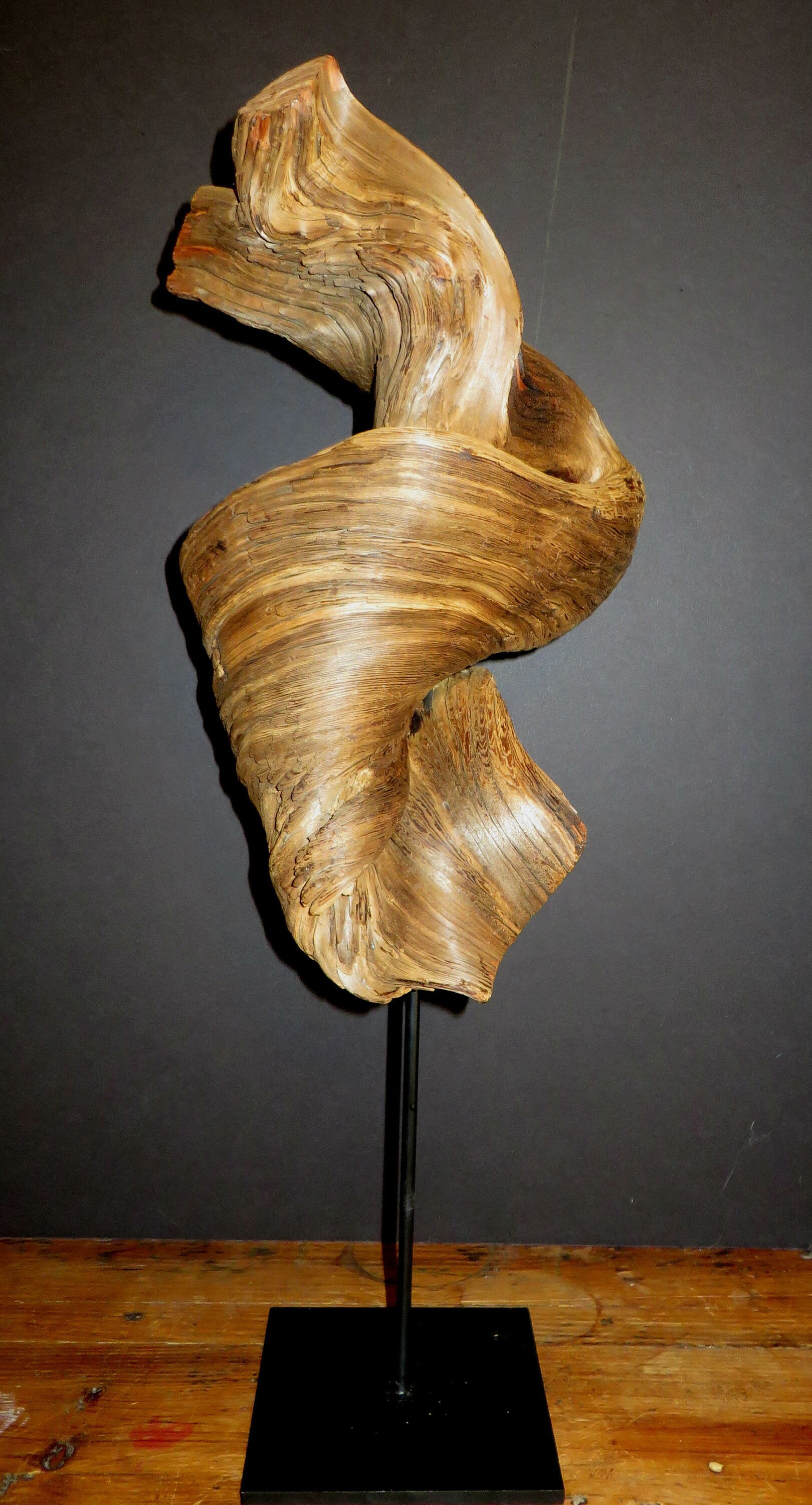 Modern Wood Sculpture Natural Rustic Twisted Root Etsy