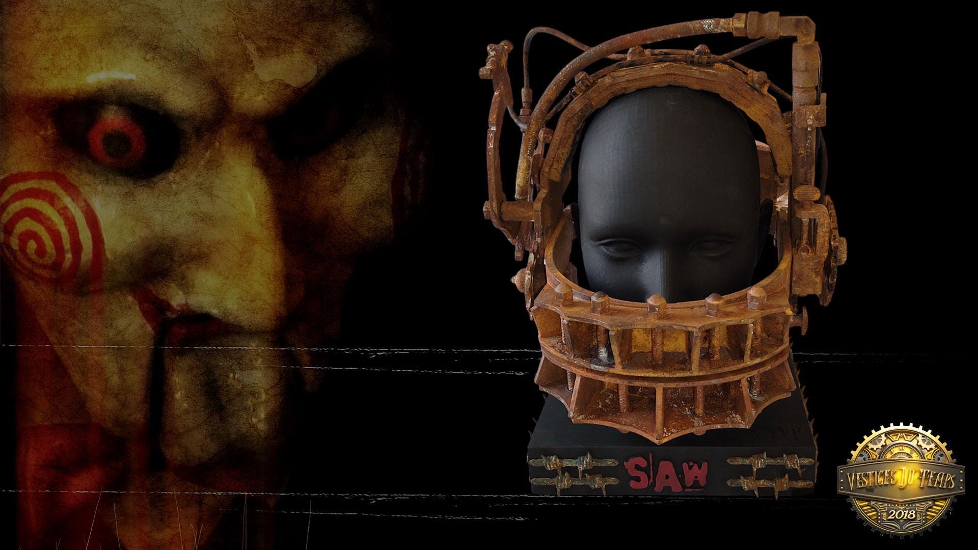 【一点物】SAWカスタム豚マスク Amazon.co.jp: Saw - Pig Mask ソー - 豚のマスクは♪ハロウィン