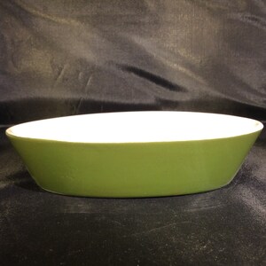 Hall Oval Boston Baker 550 Mid Century Modern, Hall bakeware, green bakeware, Boston baker, kitchen, Baker,