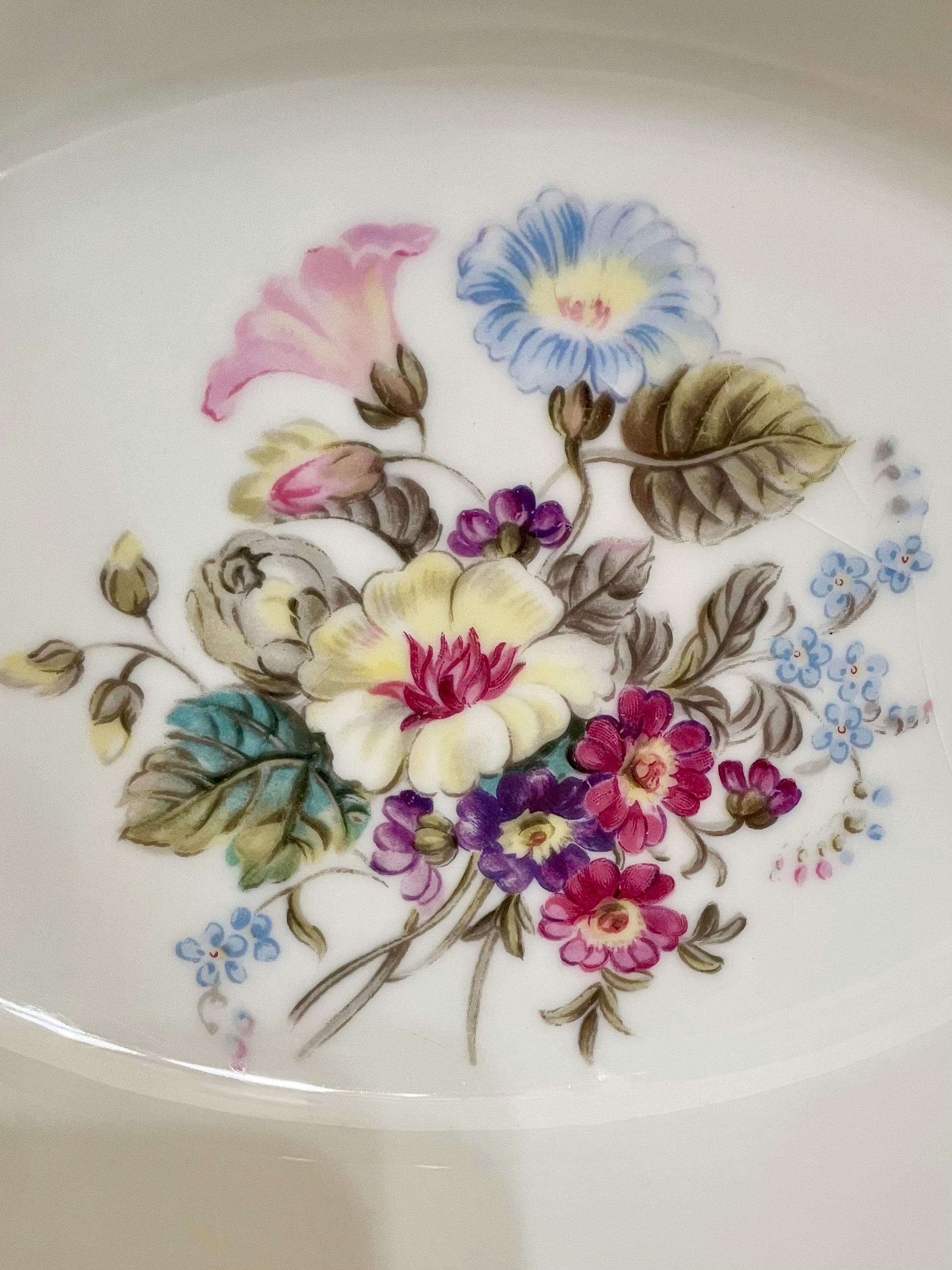 ノリタキ日本陶器株式会社 N 3256 楕円形野菜ボウル、1949 年頃、製造