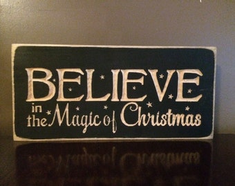 Sign, Christmas, Carved, Plaque, Free Shipping, Distressed