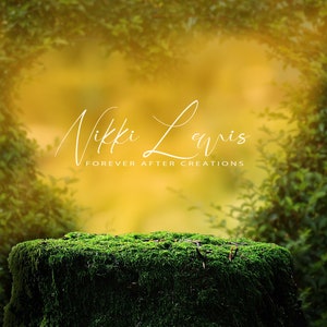 Newborn Digital Background | Magical Forest Stump| Enchanting Forest | Suitable for Newborn or Fairy Composites