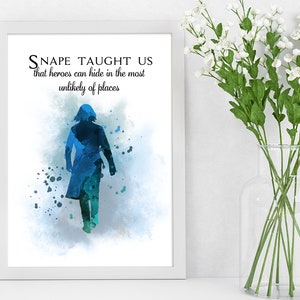 Watercolour Print | Fan Art | Hero Print | Splash Art | Gift for him | Gift for her | Home Décor |