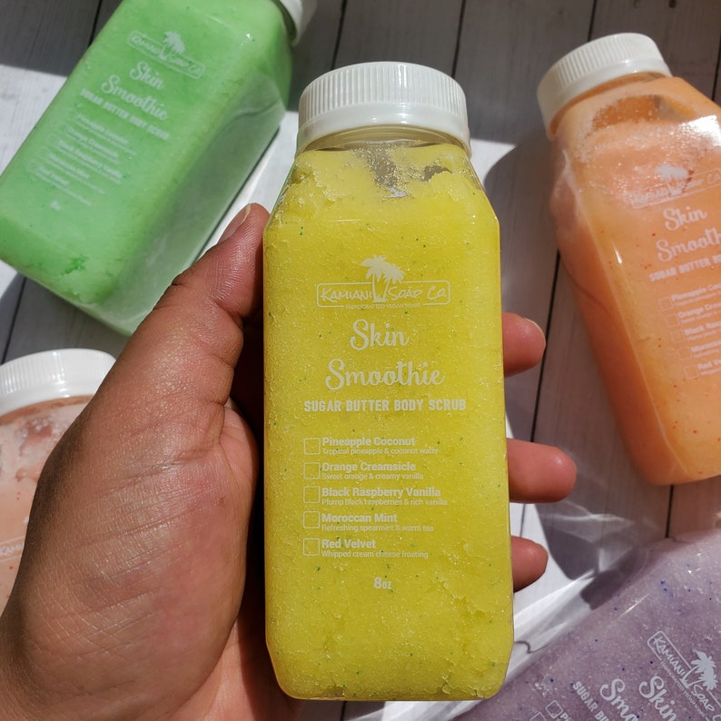 Sugar Butter Body Scrub Handmade Exfoliating Scrub Etsy