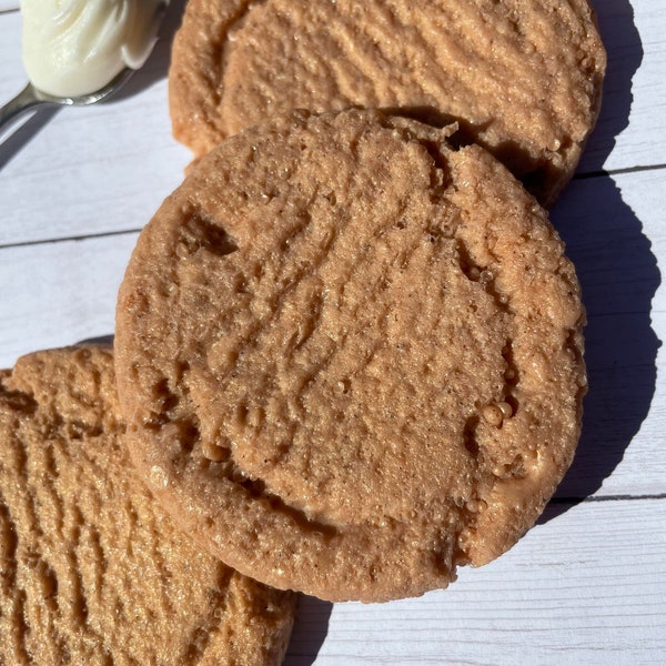 Snickerdoodle Cookie Soap | Set of 3 | Holiday Cookie Soap | Realistic Food Soap | Fake Food | Foodie Gift | Bakery Soap | Soap Favors