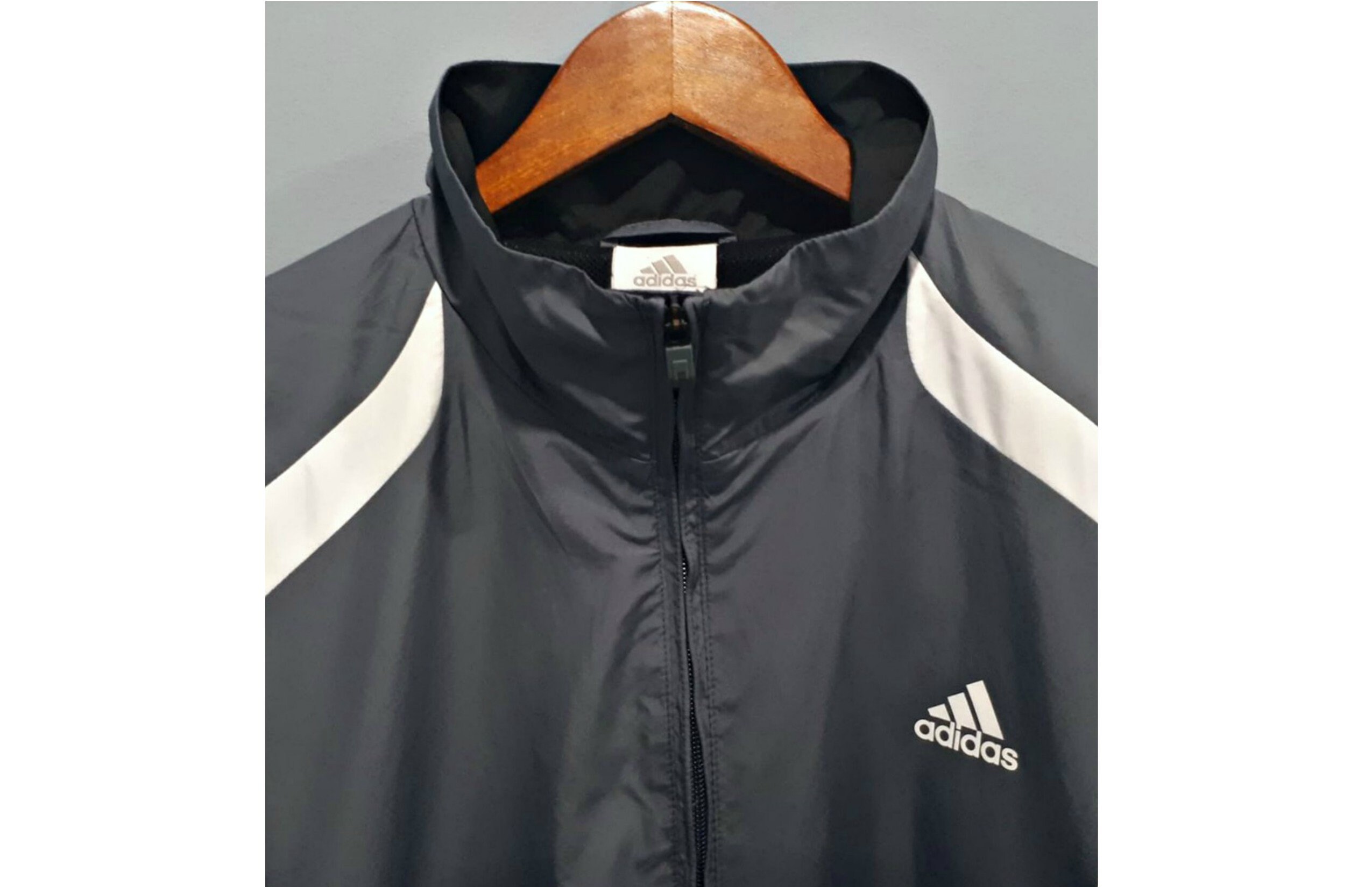 Vintage Adidas Windbreaker Jacket Mens Size Large Sport Track | Etsy