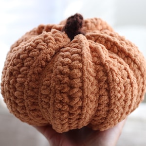 Fall Pumpkin Crochet PDF Pattern I Instant Download I Thanksgiving Decor I Easy Beginner Pattern I Custom Handmade Halloween Plush Pillow