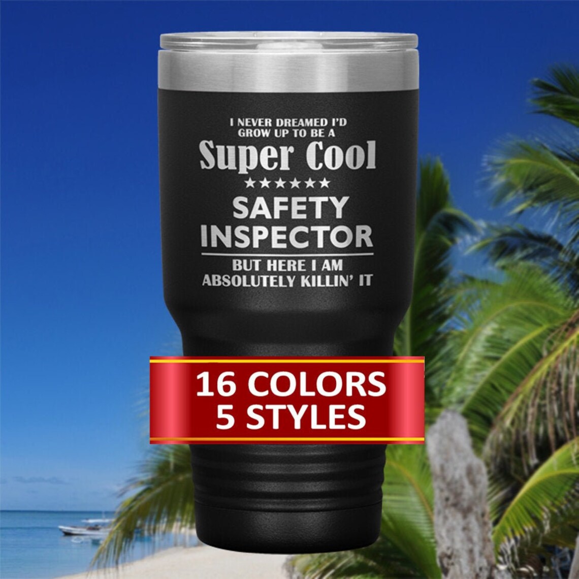 Safety Inspector Travel Mugs Safety Inspector Tumbler Gift Etsy UK