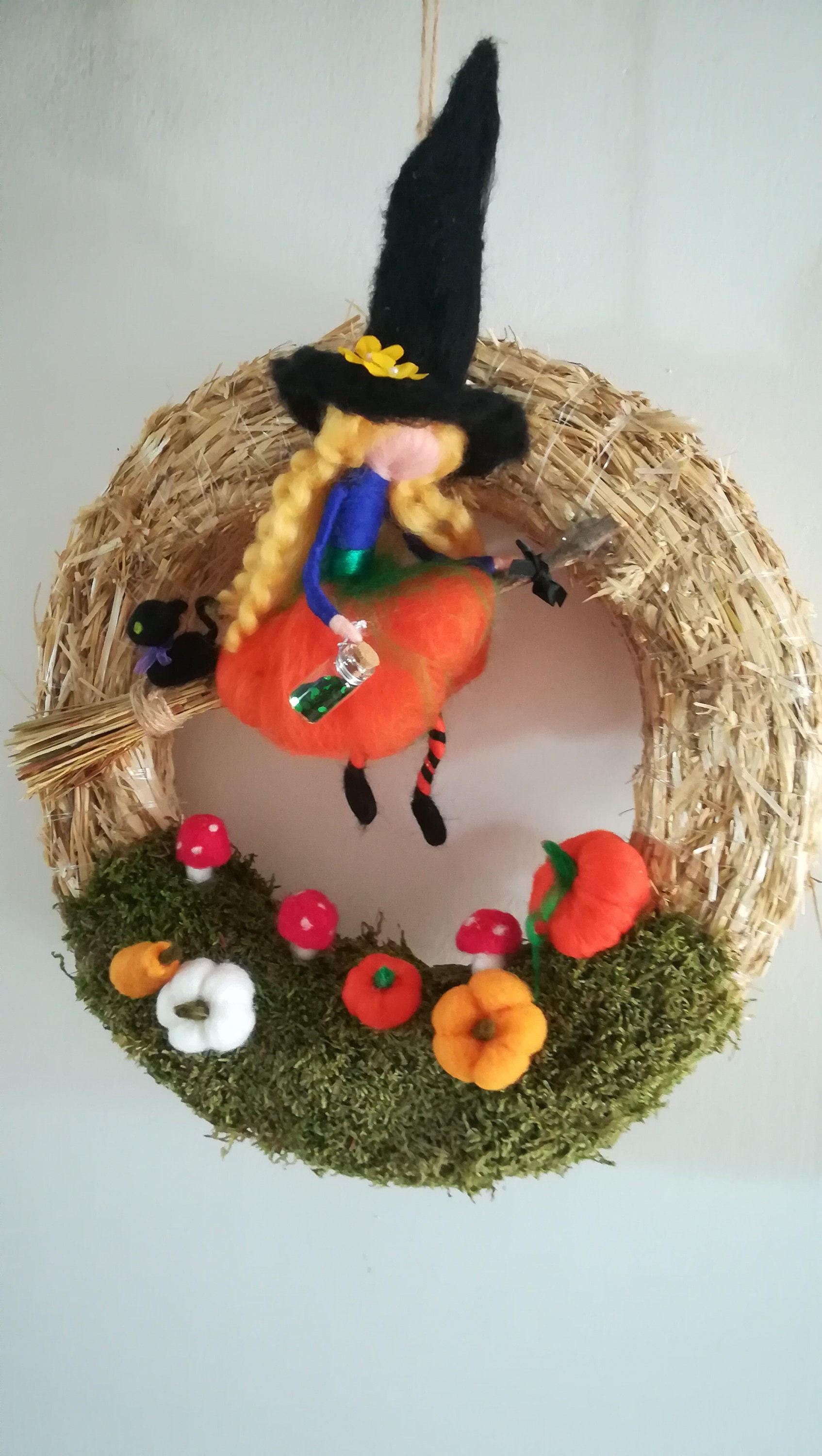 Couronne Halloween Chat Noir