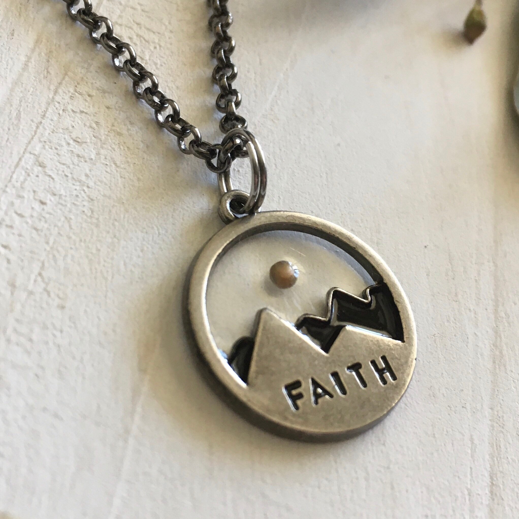 Mustard Seed Faith Necklace for Men & Women Mountain Etsy